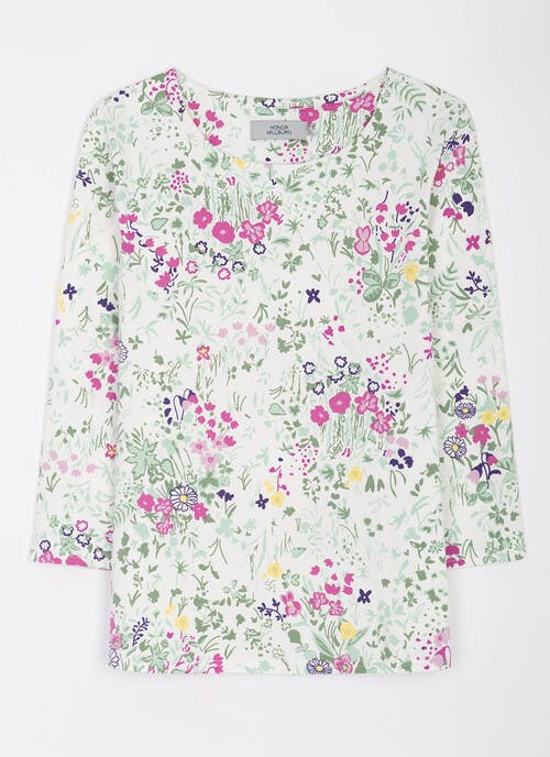 Warm Touch Floral Print Top