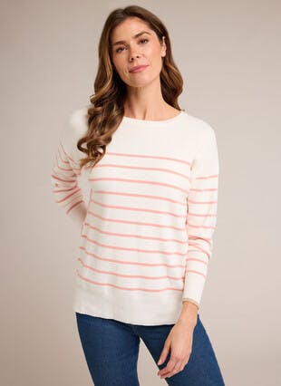 Striped Crew Neck Jumper