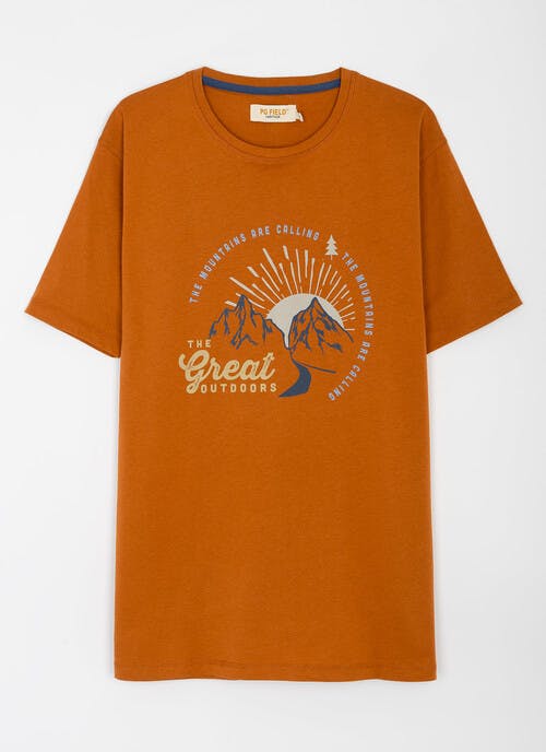 Pure Cotton Jersey Printed T- Shirt