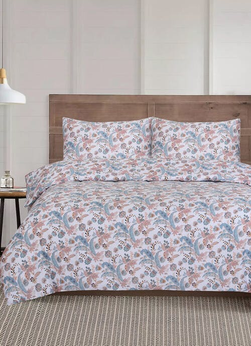 Ellery 200TC Cotton Sateen Turquoise Duvet Set