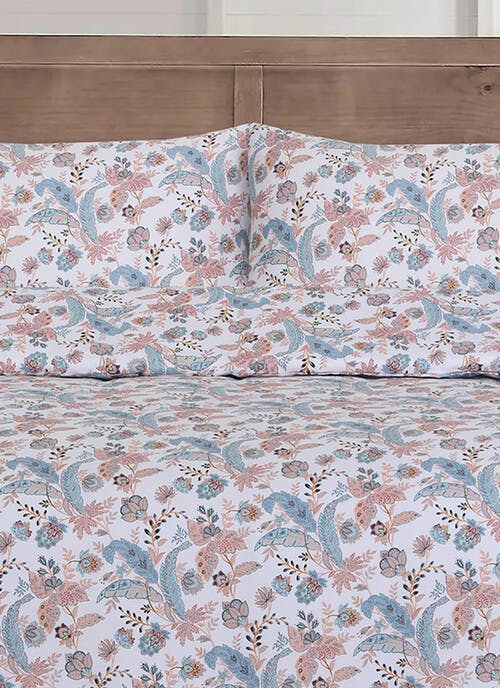 Ellery 200TC Cotton Sateen Turquoise Pillowcase Set