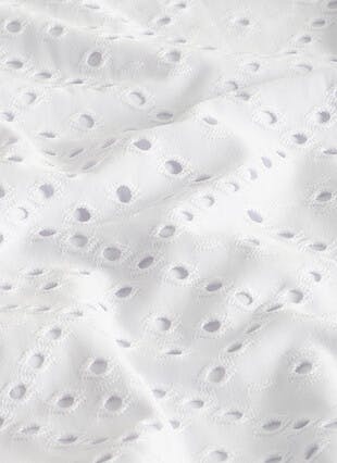 Broderie Anglaise Crew Neck Top