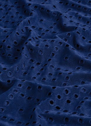 Broderie Anglaise Crew Neck Top