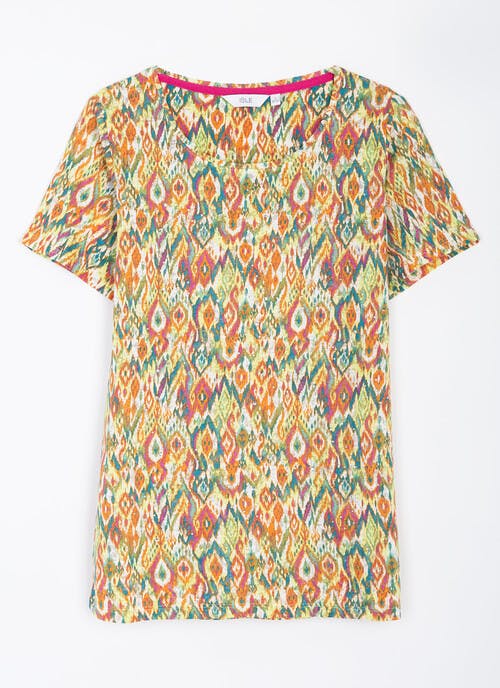 Cotton Blend Printed T-Shirt