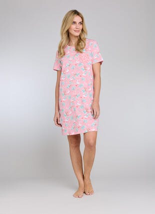 Pure Cotton Printed Nightdress