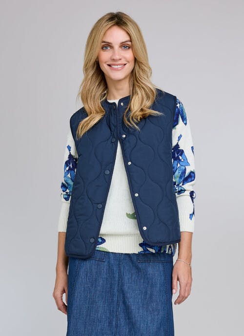 Smooth Touch Quilted Padded Gilet