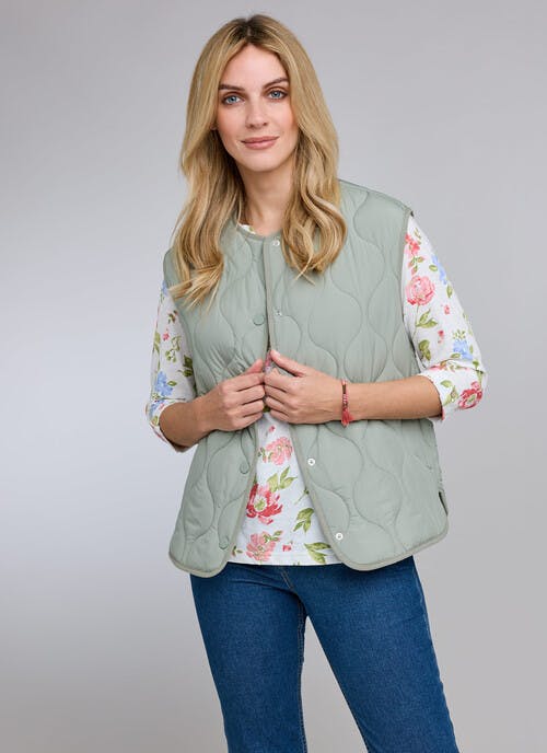 Smooth Touch Quilted Padded Gilet