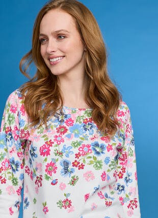 Pure Cotton Print Top