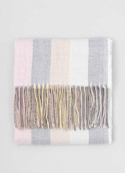 Chevron Stripe Pastel Throw