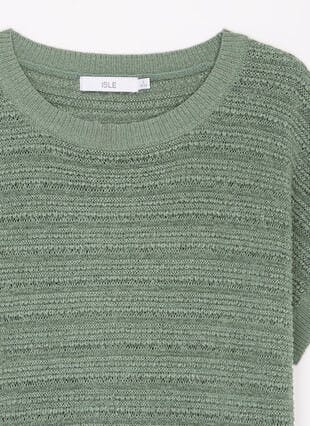 Ribbed Crew Neck Jumper
