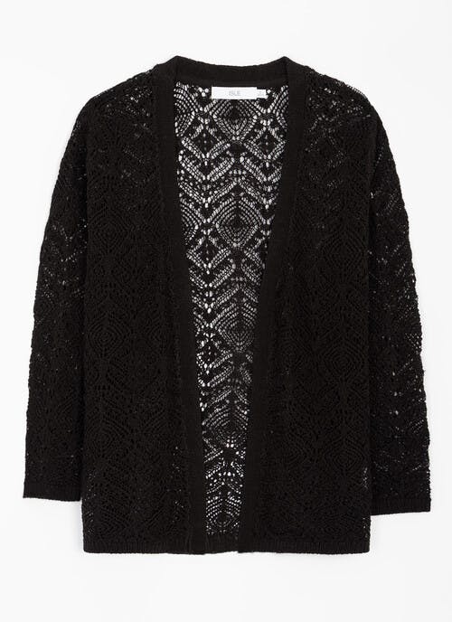 Textured Edge To Edge Cardi Shrug
