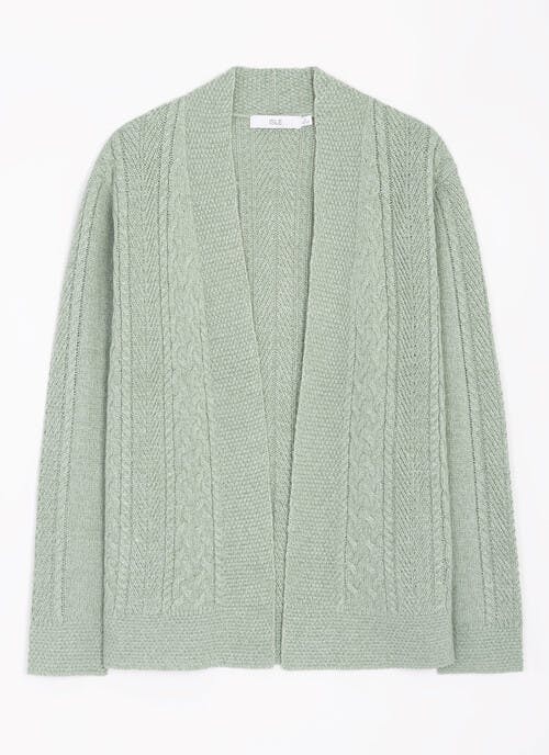 Ribbed Edge To Edge Cardigan