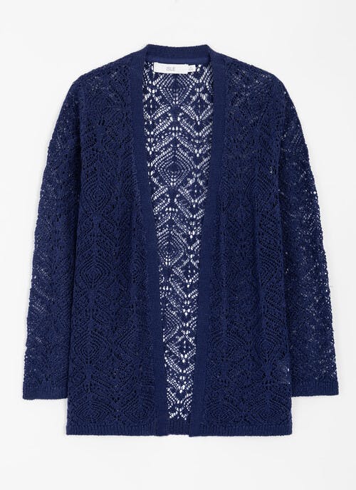 Textured Edge To Edge Cardi Shrug