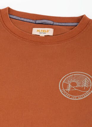 Pure Cotton Graphic Print Sweatshirt