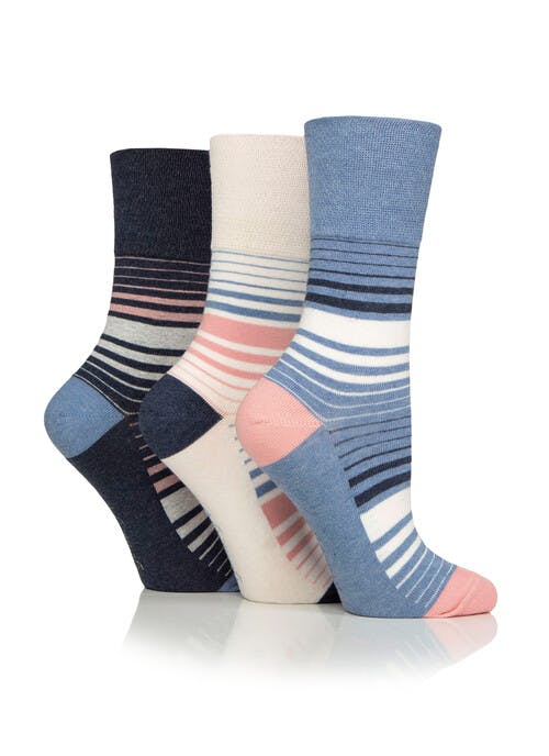3pk Cotton Rich Stripe Sock 
