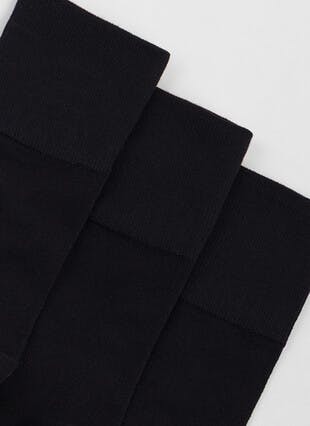 3pk Cotton Rich Comfort Top Socks