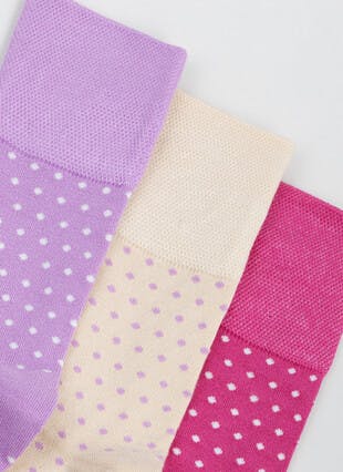3pk Cotton Rich Comfort Top Socks