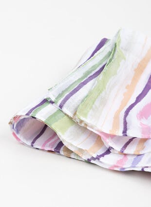 Lightweight Stripe Scarf