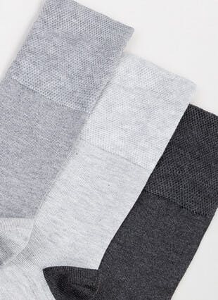 3pk Comfort Top Cotton Rich Socks