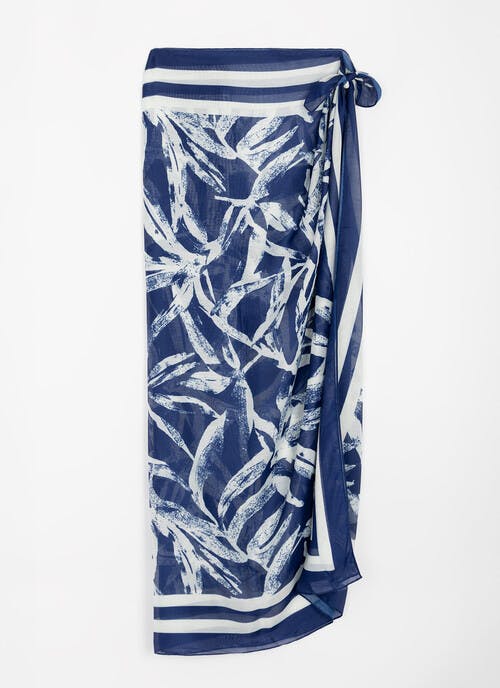 Palm Print Sarong