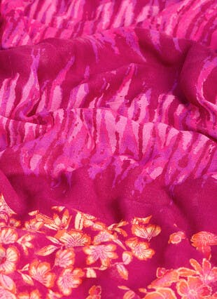 Floral Print Beach Cover Up 