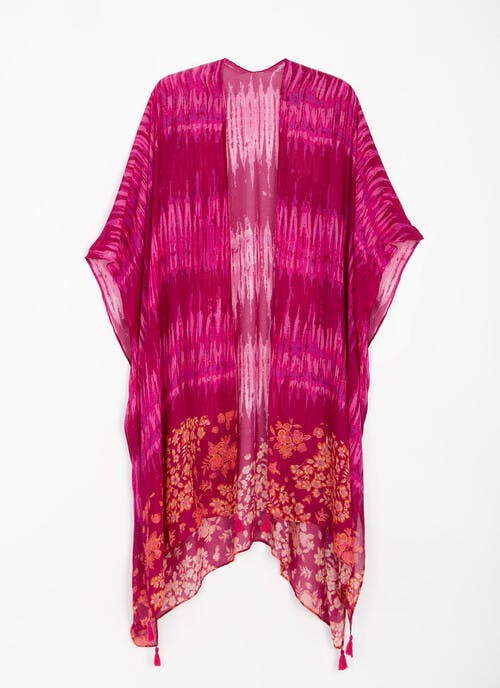 Floral Print Beach Cover Up 