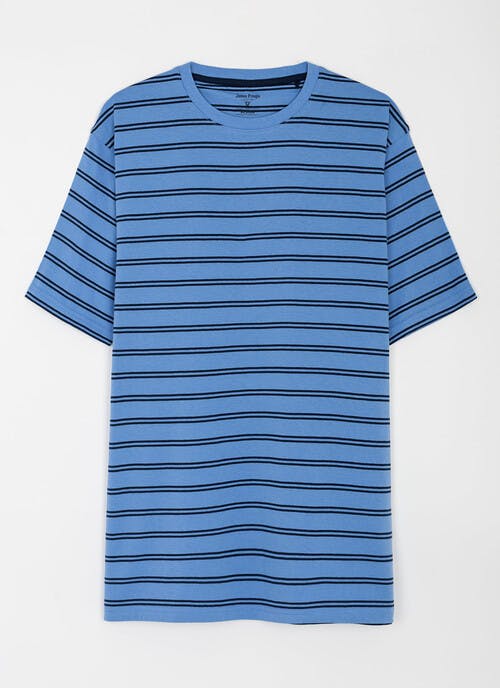 Pure Cotton Jersey Stripe T-Shirt