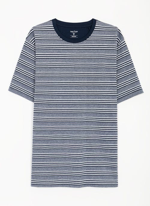 Pure Cotton Birdseye Stripe T-Shirt