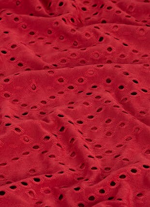 Broderie Anglaise Crew Neck Top