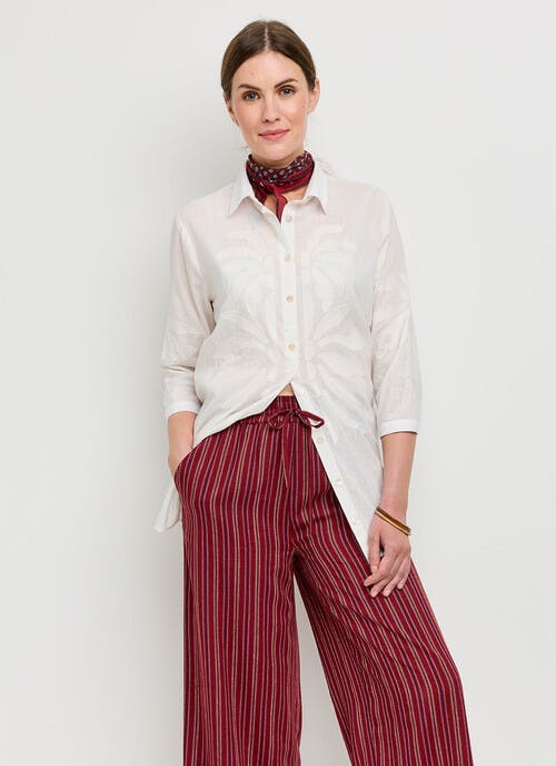 Pure Cotton Embroidered Blouse