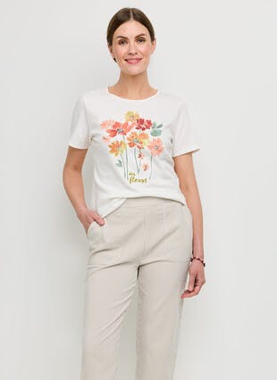 Pure Cotton Floral Embellished Top