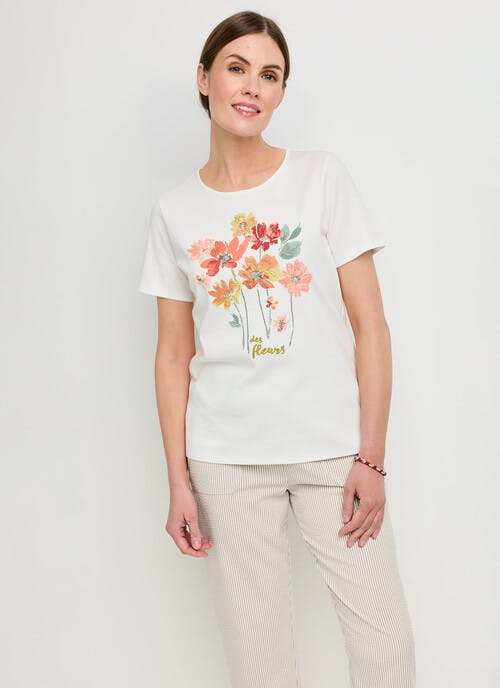 Pure Cotton Floral Embellished Top