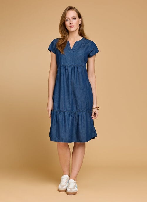 Denim Midi Dress