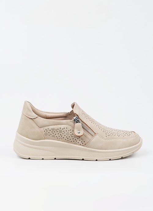 Comfy Side Zip Loafer 
