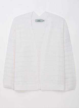 Textured Stripe Edge to Edge Cardigan