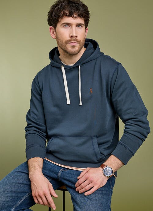 Pure Cotton Loopback Hooded Sweatshirt