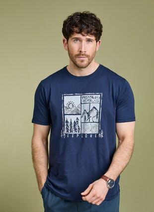 Pure Cotton Jersey Printed T- Shirt