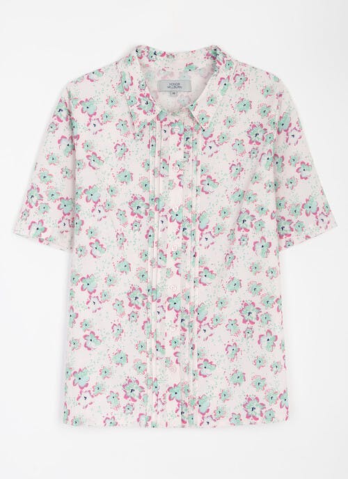Easy Care Floral Print Blouse