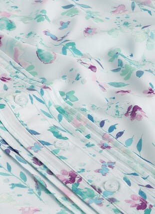 Easy Care Floral Print Blouse