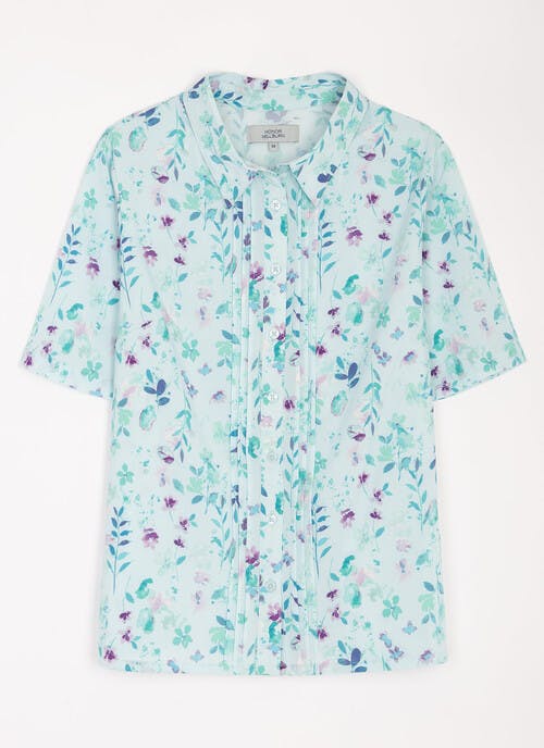 Easy Care Floral Print Blouse