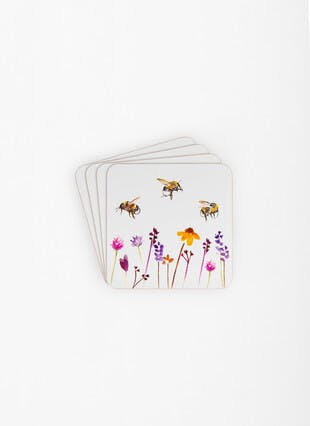 Busy Bees Set of 4 Coasters
