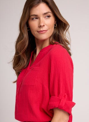 Pure Cotton Double Cloth Blouse