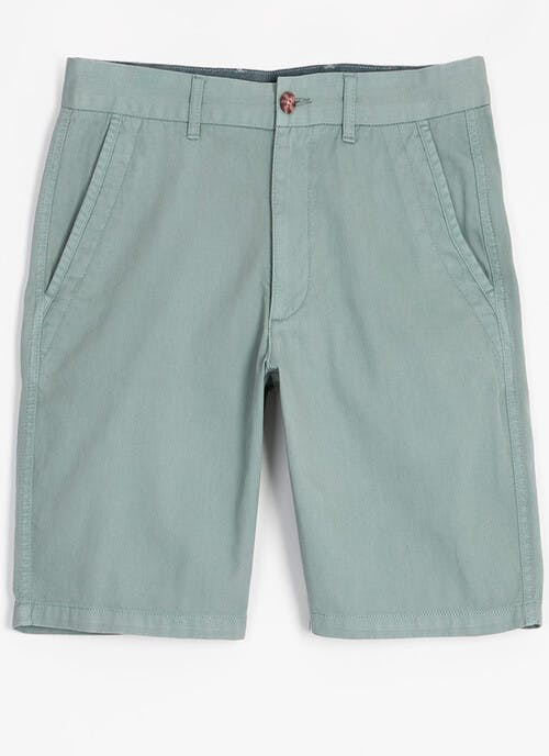 Regular Fit Cotton Garment Dyed Chino Short