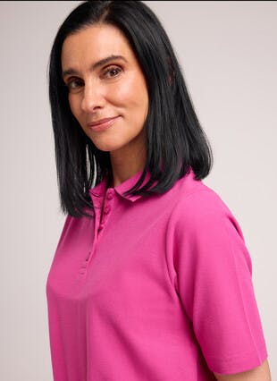 Pure Cotton Pique Polo Shirt