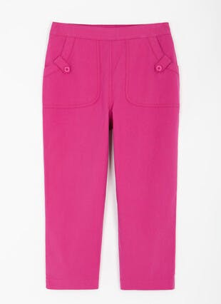 Pure Cotton Crop Trousers