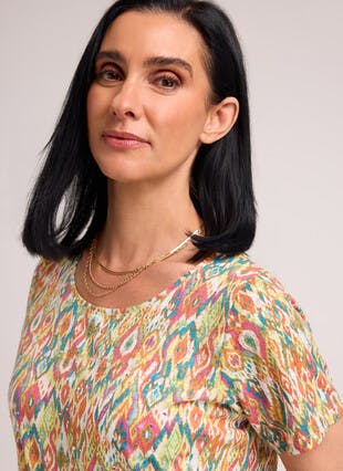 Cotton Blend Printed T-Shirt