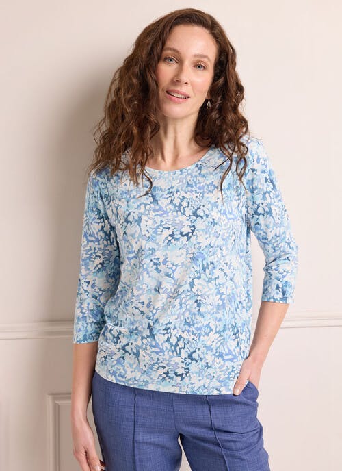 Soft Touch Jersey Print Top