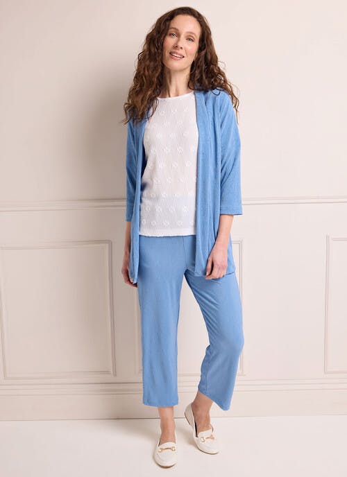 Relaxed Plisse Pull On Trousers 