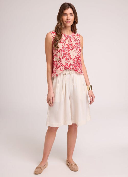 Linen Blend Culottes