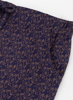 Jersey Pull On Aztec Print Trouser